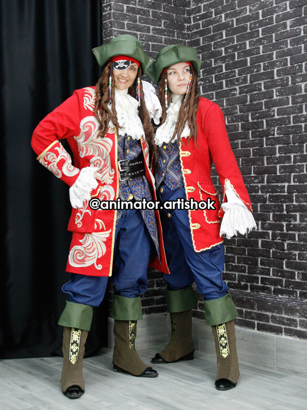 Пираты Джонс и Крюк (красный) от компании АРТ и ШОК
