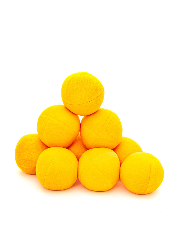 Комплект желтых мячей от компании АРТ и ШОК